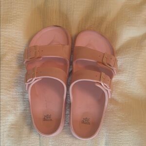 Wild Fable Pink Slide Sandals